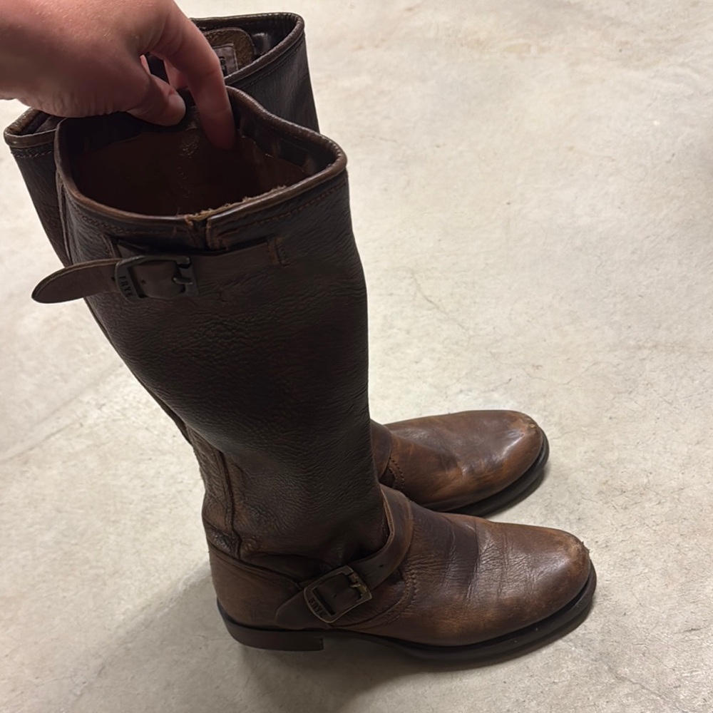 Frye Brown Leather Boots